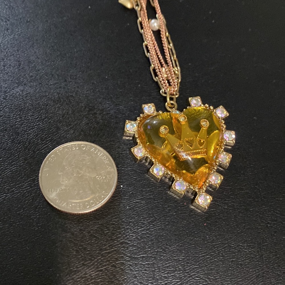 Betsey Johnson Crown Necklace - Picture 9 of 11